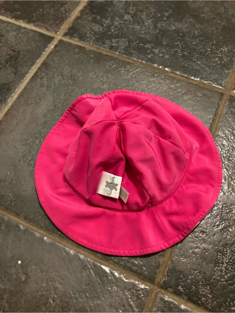 Vintage Koala Kids Colorful Polka Dot Bucket Hat - Multi Girls Size 18/24 Months